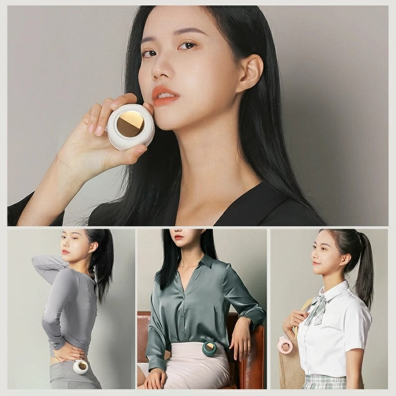 携帯型クリップ式ミニ扇風機