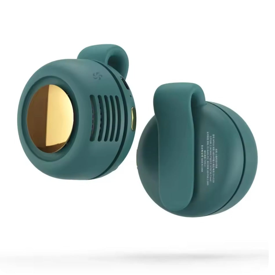 携帯型クリップ式ミニ扇風機